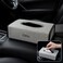 Fitto Elegant Openable Tissue Box for Car, Ash color