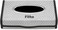 Fitto Elegant Openable Tissue Box for Car, Ash color