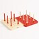 FITTO Multipurpose Expandable Drawer Rack &ndash; Cream &amp; Red