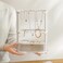 FITTO Three Layer Jewelry Storage Rack &ndash; Compact Design in White