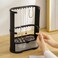 FITTO Three Layer Jewelry Storage Rack &ndash; Compact Design in White