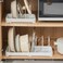 FITTO Adjustable Cookware Storage Rack &ndash; 7 Pieces &ndash; White