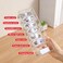 FITTO Large Transparent Data Cable Storage Box &ndash; Adjustable Compartments