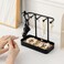 FITTO Jewelry Storage Box &ndash; Multi-Functional Design in White and Black