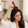 FITTO Red Rechargeable Scalp Massage Comb with USB Cable, 1 Set