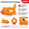 FITTO Inflatable Animal Pool Float, Orange Water Play Float, 1 Piece