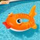 FITTO Inflatable Animal Pool Float, Orange Water Play Float, 1 Piece