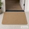 FITTO Door Mat Brown Rectangular Non-Slip Entryway Floor Mat 62 x 42 cm