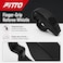 FITTO Referee Whistle with Finger Grip, Black, 1 Piece