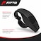 FITTO Referee Whistle with Finger Grip, Black, 1 Piece