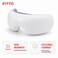 FITTO Heated Eye Massager with Heat Function, White, 1 Piece