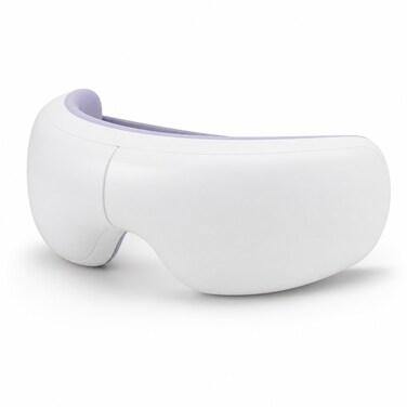 FITTO Heated Eye Massager with Heat Function, White, 1 Piece