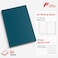 FITTO A4 Square-Ruled Notebook, 10 mm Grid, 80 Sheets, 21 &times; 29.7 cm