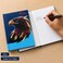 FITTO A7 Hardcover Notebook, Single-Line Pages, Assorted Graphic Cover, 1 Piece