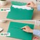 FITTO Green A4 Document Envelope Folder with Snap Button Closure, 1 Piece