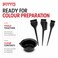 FITTO Black Hair Dye Application Kit with Mixing Bowl and Brushes, 4-Piece Set