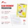 FITTO Clear A4 Plastic Binding Covers, 210 x 297 mm, 200 Micron, 100 Sheets