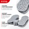 FITTO Grey and White Acupoint Foot Massager, Raised Node Foot Platform, 1 Piece