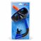 FITTO Swimming Mask and Snorkel Set, Blue, Adjustable Strap, 1 Set