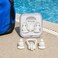 FITTO Swimming Ear Plug Set With Nose Clip and Storage Case, White