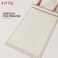FITTO Pearl Velvet Prayer Mat, Turkish Style Decorative Pattern, Single Foldable Mat