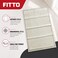FITTO Pearl Velvet Prayer Mat, Turkish Style Decorative Pattern, Single Foldable Mat