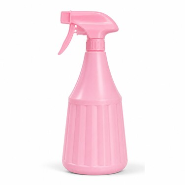 FITTO Plastic Spray Bottle with Trigger Nozzle, Pink, 24 cm
