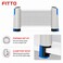 FITTO Portable Table Tennis Net with Clamp Posts, Compact Tabletop Practice Set