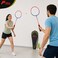 FITTO Badminton Racket Set with 2 Rackets, Shuttlecocks and Carry Case