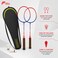 FITTO Badminton Racket Set with 2 Rackets, Shuttlecocks and Carry Case