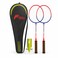 FITTO Badminton Racket Set with 2 Rackets, Shuttlecocks and Carry Case