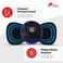 FITTO Electronic Mini Massager with Digital Display, Black and Blue, 1 Piece