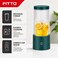 FITTO Portable Juicing Cup, 350ml, Green, USB Charging, Compact Personal Juice Maker