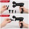 FITTO Handheld Percussion Massage Gun With Interchangeable Heads for Targeted Body Massage