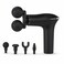 FITTO Handheld Percussion Massage Gun With Interchangeable Heads for Targeted Body Massage