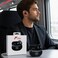 FITTO Clip-On Wireless Earbuds with Charging Case and Battery Display, Black