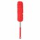 FITTO Car Duster, Microfiber Chenille Cleaning Brush with Extendable Handle, Red, 65 cm