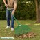 FITTO Wide Plastic Leaf Rake, 152 cm Overall, Green, 1 Piece