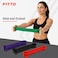 FITTO Resistance Band Set, 4-Piece Exercise Loop Bands for Strength, Mobility and Home Workouts