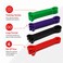 FITTO Resistance Band Set, 4-Piece Exercise Loop Bands for Strength, Mobility and Home Workouts