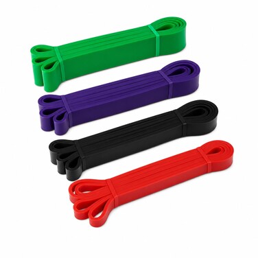 FITTO Resistance Band Set, 4-Piece Exercise Loop Bands for Strength, Mobility and Home Workouts