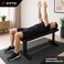 FITTO Flat Workout Bench with Steel Frame, Padded Training Surface for Home Gym Strength Exercises