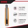 FITTO Snap-Off Utility Cutter, 18mm Grey and Orange, Handheld Cutting Tool for Everyday Cutting Tasks