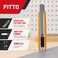 FITTO Snap-Off Utility Cutter, 18mm Grey and Orange, Handheld Cutting Tool for Everyday Cutting Tasks