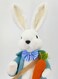 Easter Set of 2 Bunny Simulation Cotton Sring Rabbits Ornament Crafts Decoration for Yard Sign Garden, Living Room, Bedroom