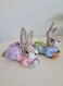 FATIO Handmade Easter Bunny   Cotton String Rabbit Ornament for Home &amp; Garden D&eacute;cor, Female