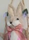 FATIO 46cm Handmade Easter Bunny Figure   Cotton String Easter Decoration for Home &amp; Gifts