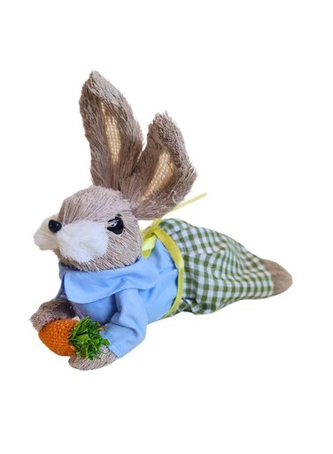 FATIO Handmade Easter Bunny   Cotton String Rabbit Ornament for Home &amp; Garden D&eacute;cor, Male