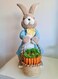FATIO 96cm Cotton String Handmade Easter Bunny   Easter Party &amp; Home Decoration
