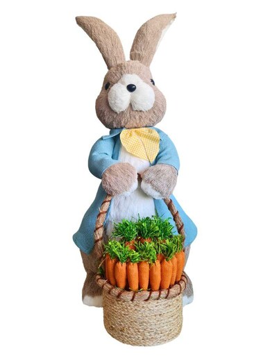 FATIO 96cm Cotton String Handmade Easter Bunny   Easter Party &amp; Home Decoration
